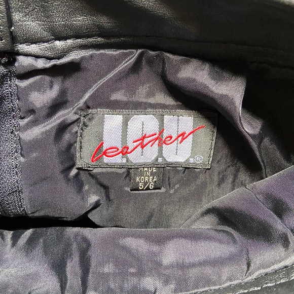 IOU Leather skirt - Picture 3 of 3